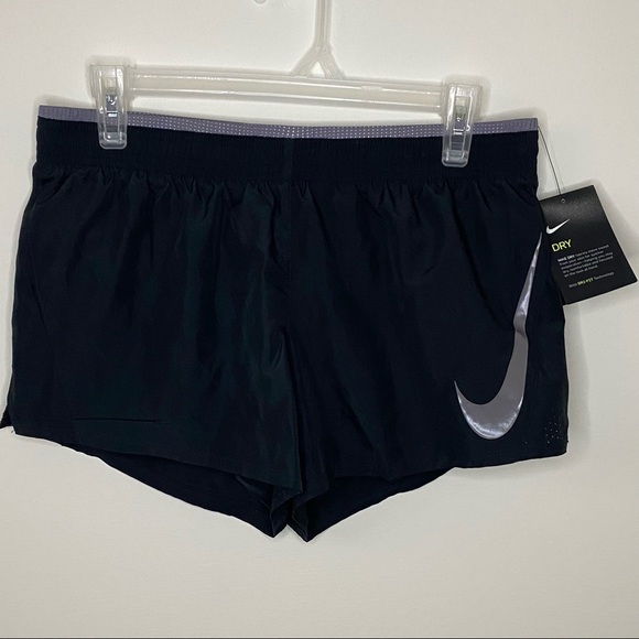 Nike Pants - NWT Nike Black/Gray Dri-fit Shorts Women Size Medium